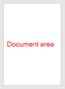Introduction and user interface to ms word | Page info |Document area of MS Word