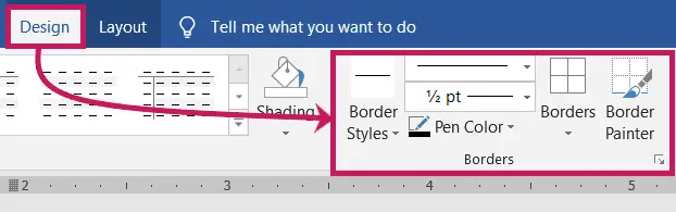 Table Border Styles and Painter MS-Word​