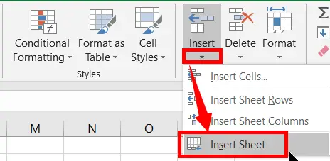 Insert New Worksheet In MS-Excel by using insert command