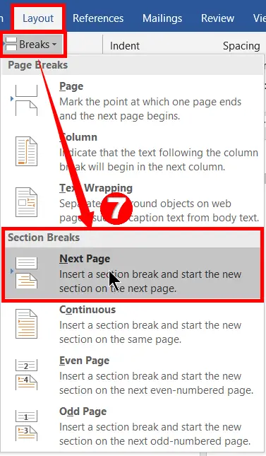 Different Page Borders in Word