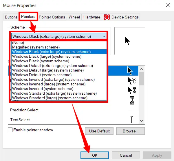 How to Change Mouse Pointer/ Cursor Speed and Size​