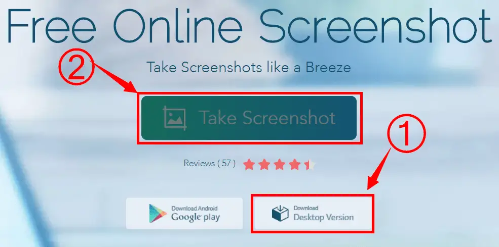 Take a free online screenshot