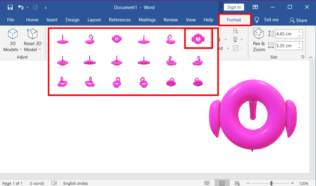Inserting 3D Models Tools in Word, Excel, & Ppt- 2022 1