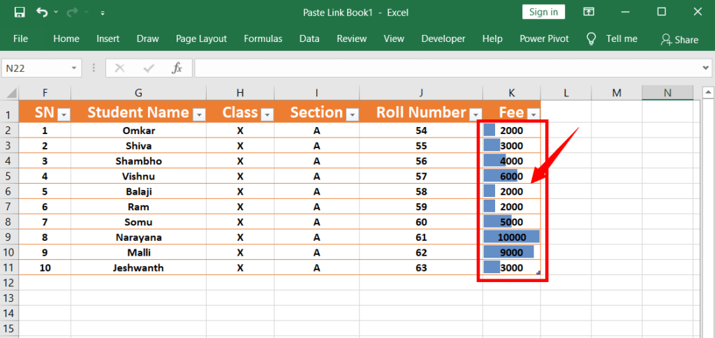 Change cell color based on value in excel