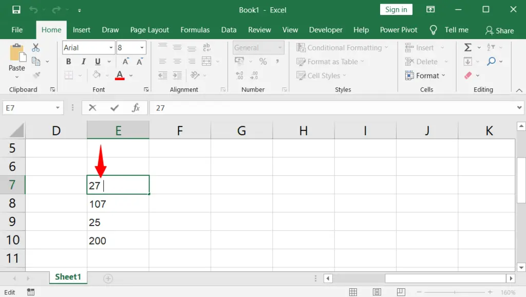 Excel is not recognizing numbers in cells