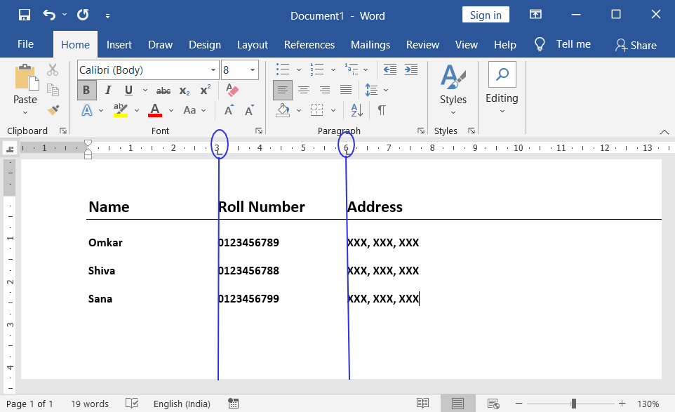 2 Ways to Set and Use Tab Stops in MS Word - 2022 3