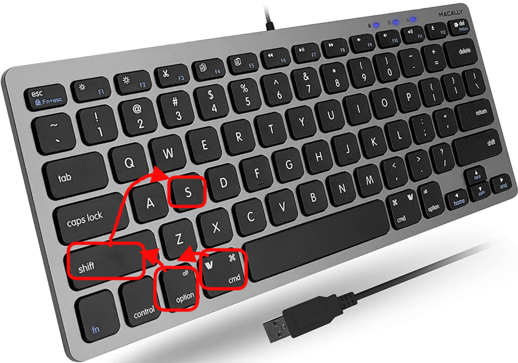 Save as keyboard shortcut for Mac