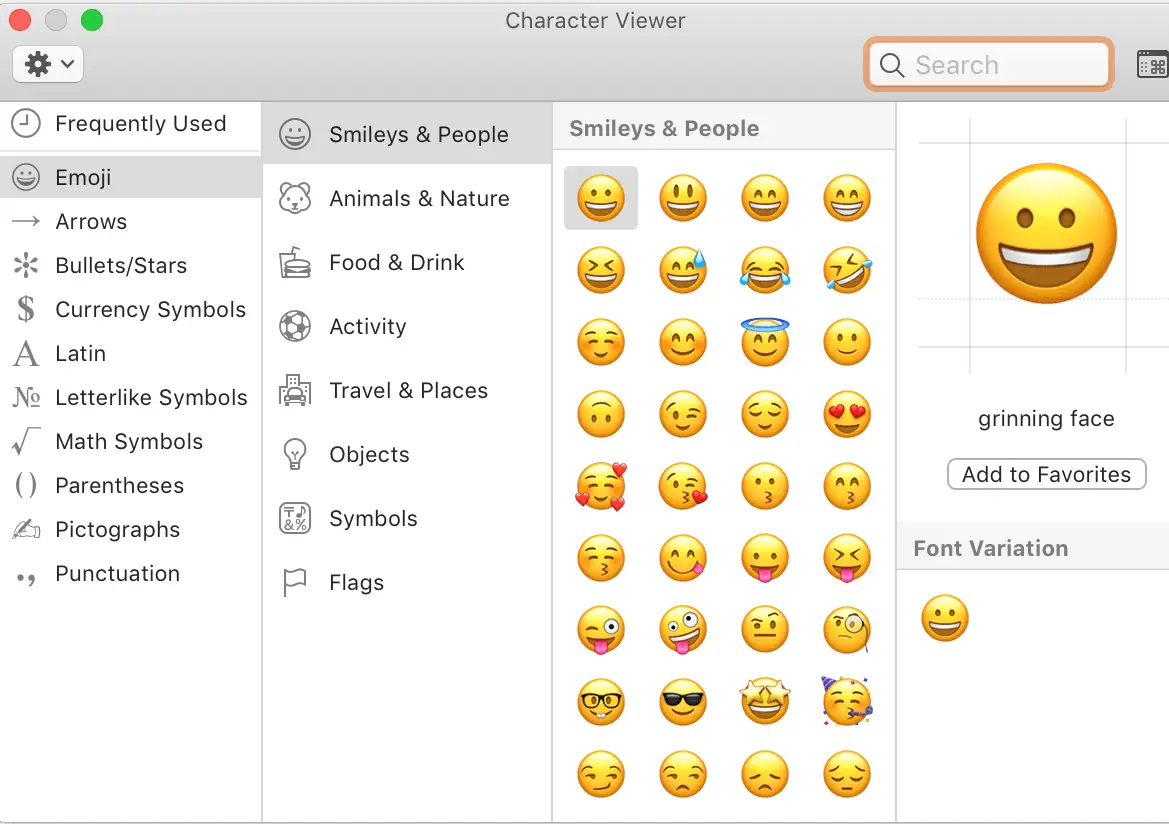 emoji keyboard for mac