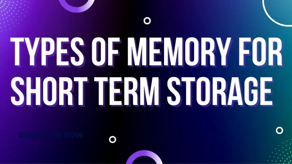 Types of Volatile memory
